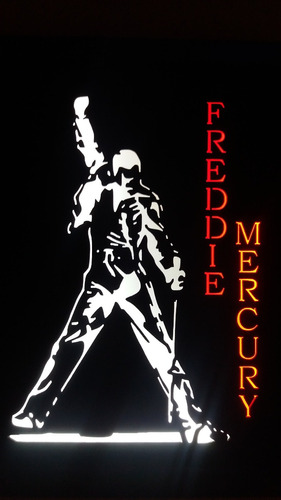 Luminoso Freddie Mercury 45cm X 35cm