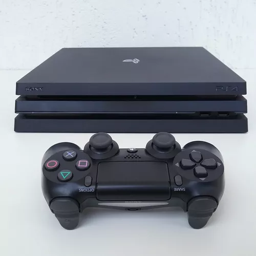 Playstation 4 Ps4 Pro 1tb Cuh 7016b + Controle Original + 2 Jogos