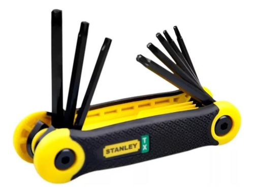 Juego De Llaves Allen De 8 Pza Torx Plegable 69-266 Stanley