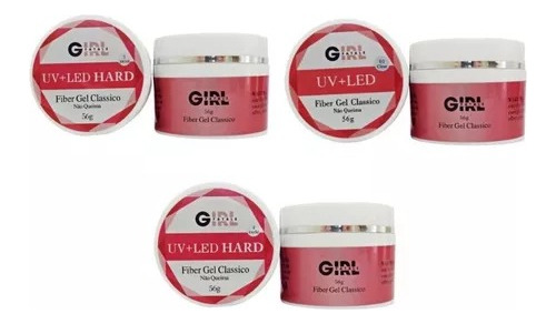 Gel Uv/led Hard Clássico Girl Fatale Unha 56g Pronta Entrega