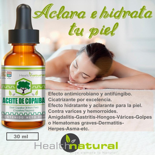 Imagen 2 de 4 de Aceite De Copaiba 30 Ml