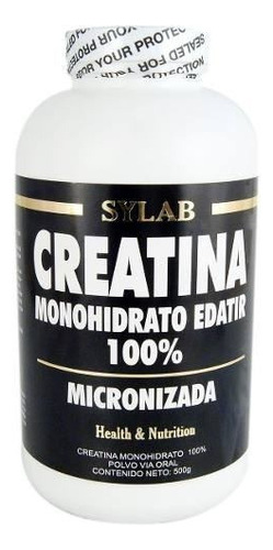 Suplemento en polvo Sylab  Health & Nutrition Creatina Monohidrato Edatir 100% creatina monohidrato en pote de 500g