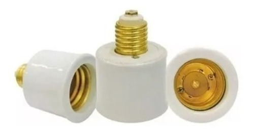 Adaptador Bocal Porcelana De Base E-27 Para E-40 Fx04 Foxlux