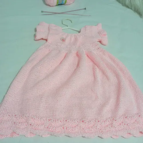 Ropon de online bebe a crochet