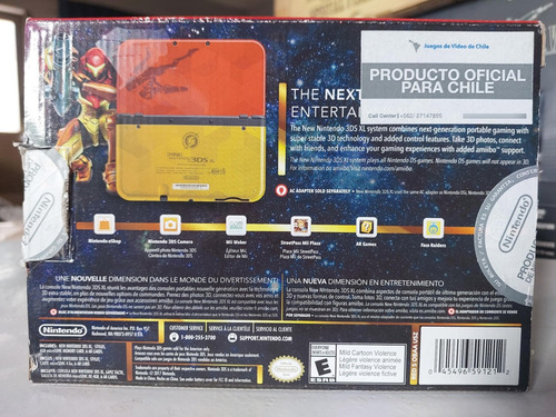 New Nintendo 3ds Xl Samus Edition Boxed Impecable (Usado)