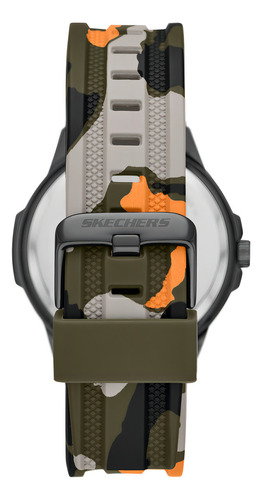 Reloj Hombre Skechers San Vicente Silicon Mul Correa Estampado Camuflaje