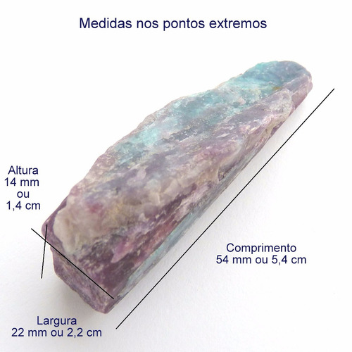 Turmalina Paraíba Violeta Bruta Pedra Preciosa Natural 3152 | Parcelamento sem juros Turmalina Paraíba Violeta Bruta Pedra Preciosa Natural 3152 | Parcelamento sem juros