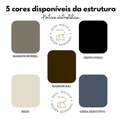 Mesa Redonda 1,10m Alumínio Ripado + 4 Cadeiras Aramada Deck