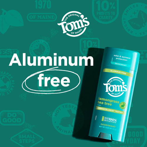 Desodorante Tom's Of Maine Lemongrass Tea Tree 95 Ml (paquet