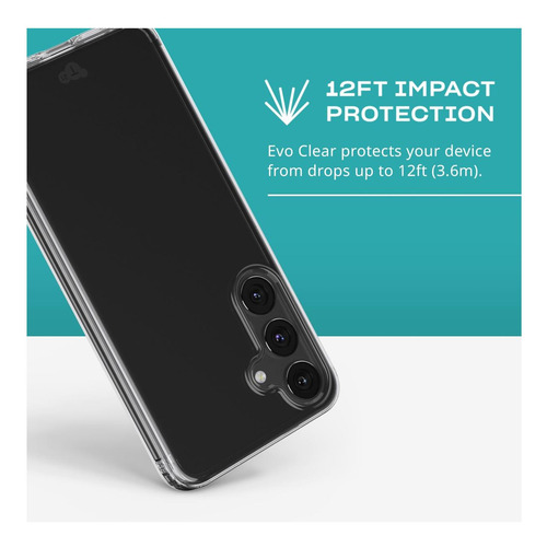 Tech21 Evo Clear Funda P/ Samsung Galaxy S24+ Transparente