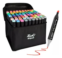 Comprar 80 Lapices Doble Punta Marcadores Para Colorear Mas Estuches