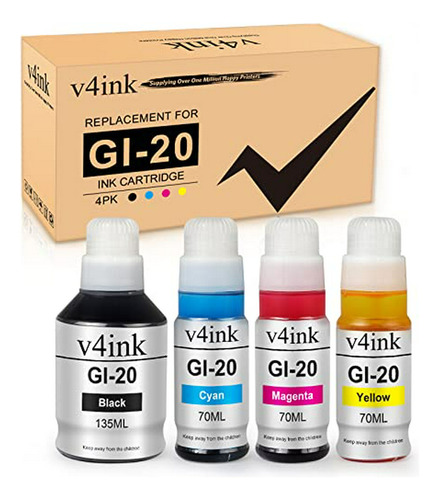 Tinta De Recambio Compatible Con Canon Pixma G5020-g7020.