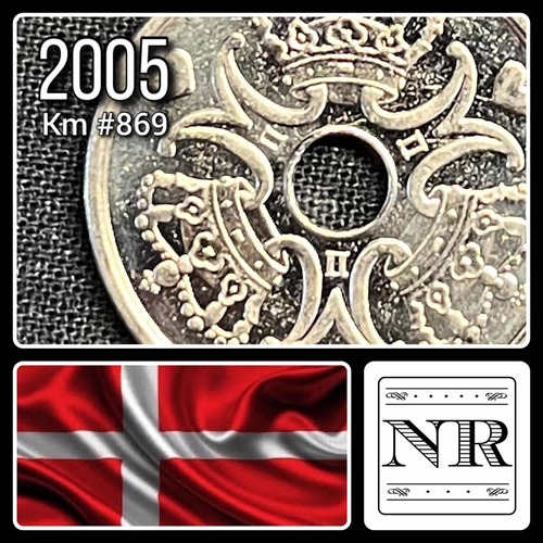 Dinamarca - 5 Krone - Año 2005 - Km #869 - Anular