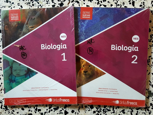 Biologia 1 Y 2 Nes Nuevas Miradas Tinta Fresca ( Pack )