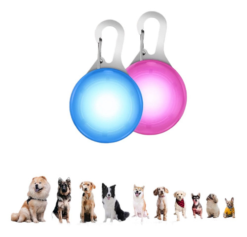 Luz Led Para Collar Macotas Perros Gatos  Paseo Nocturno