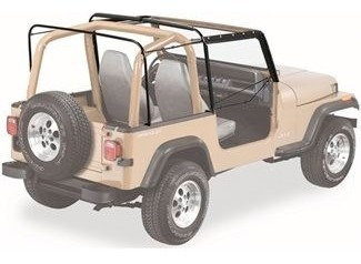 Herrajes Para Toldo Suave Jeep Cj7 Yj 80-95 Y Accesorios N