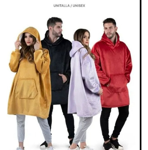 Sudadera Cobija Gigante Con Capucha Afelpada