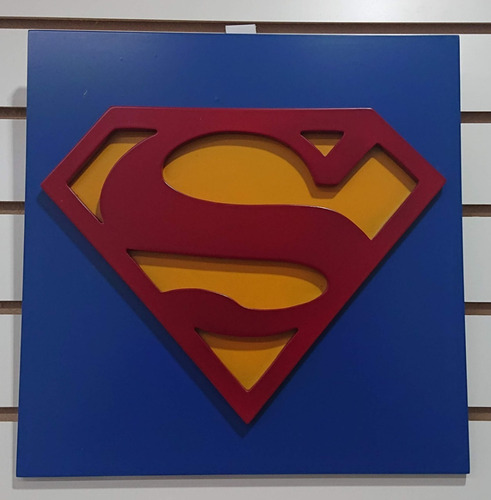 Cuadro Decorativo 3d Superman