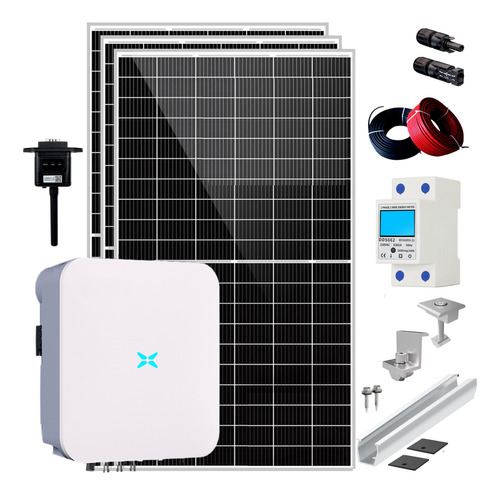 Panel Kit Solar Ahorro On Grid Invt 2mppt 6kw 32450w/d 6ktl