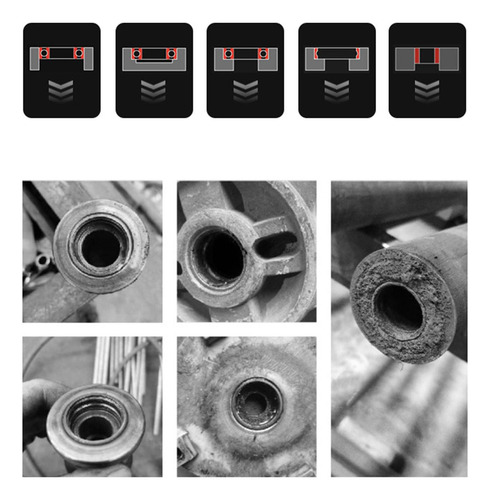 Kit De Extractor De Cojinetes Internos De Agujero Ciego,