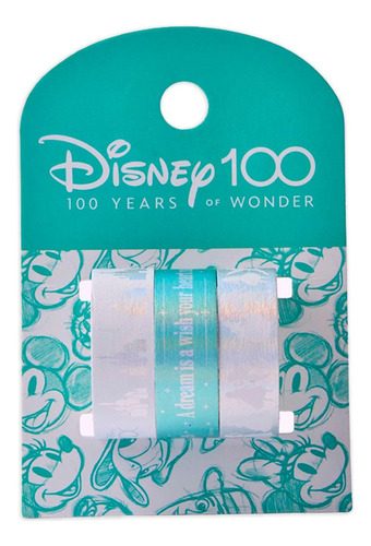 Set De Cinta Adhesiva Washi Tape Disney 100 Mooving X 3 Unid