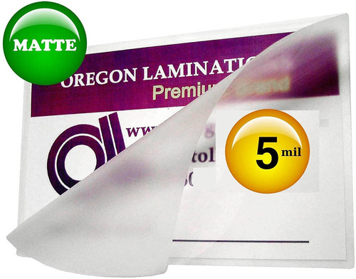 5 mil Matte Carta Laminating Pouches Qty 100 hot 9 x 11