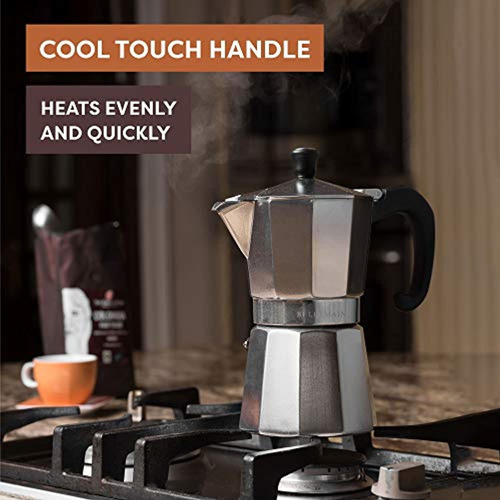 Bellemain - Cafetera Espresso Para 6 Tazas, Moka Pot
