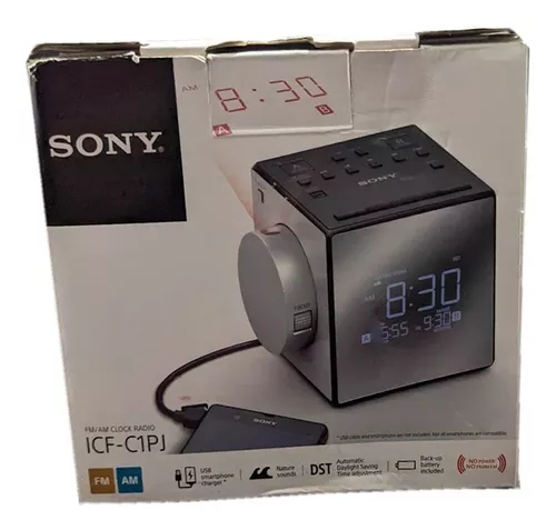 Sony Radio Despertador Con Proyector Icf-c1pj ( Open Box)