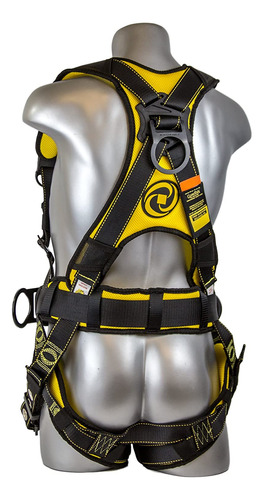 Guardian 21030 Cyclone Construction Harness With Qc Chest/tb