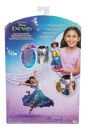 Imagen 5 de 5 de Disney Encanto Mirabel Canta y toca Jakks 219534