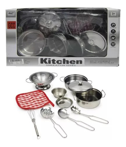 Juguete Juego De Cocina De Metal Bx-100d Mundo Kanata