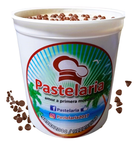 Helados Y Postres - Helado Artesanal De Chocochips (1 Litro)