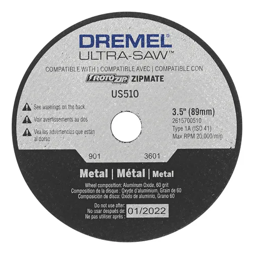 Kit De Discos De Corte Dremel Us700 Ultra-saw De 6 Piezas
