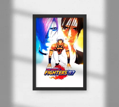 Quadro The King Of Fighters 97 Pôster Arcade - 33 X 45 Cm