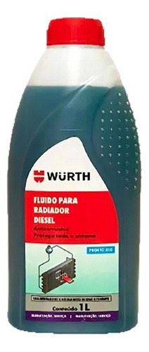 Fluido Radiador Proteção Automotivo Motor Diesel Wurth 1l