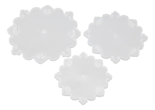Moldes De Resina Epoxi, 3 Unidades, Silicona, Estilo Europeo