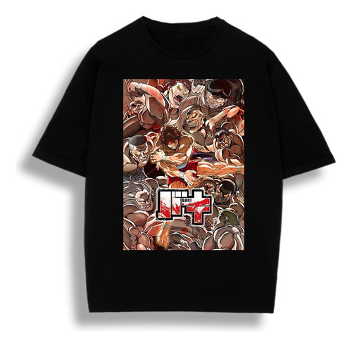 Playera Baki The Five Oversize Moda Urbana