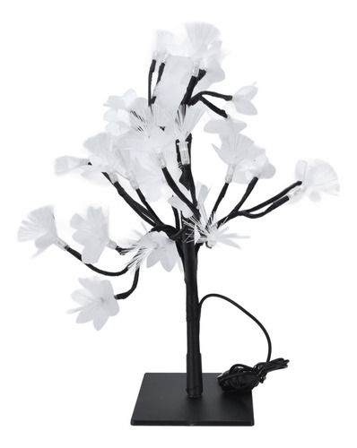 Lámpara Led De Simulación De Flores, 24 Led, Árbol De Fibra