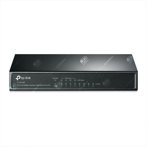 Imagen 2 de 7 de Switch Escritorio 8 Puertos 10/100 Poe, Tp-link Tl-sf1008p