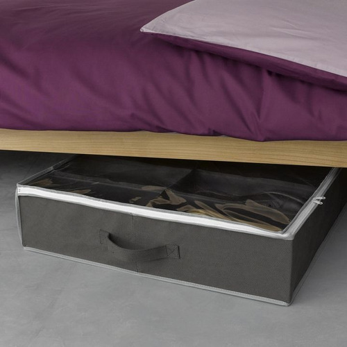 Imagen 8 de 8 de Organizador Caja De Guardado Bajo Cama Zapatos 12 Pares