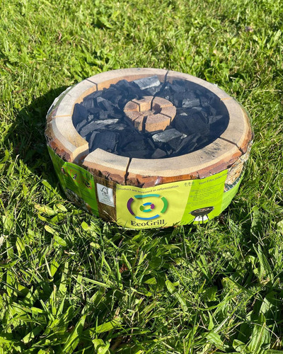 Imagen 6 de 10 de Brasero Ecológico Portatil Ecogrill Carbón Madera Uso Facil