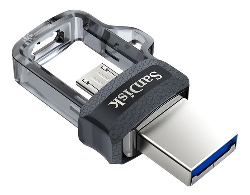 Pendrive SanDisk Ultra Dual m3.0 64GB 3.0 preto