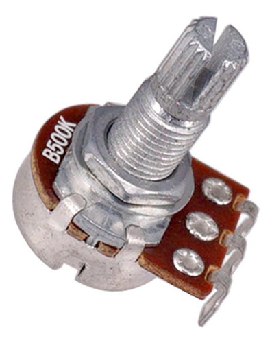 4 Piezas De Potenciómetro De Guitarra Audio Pots Negro