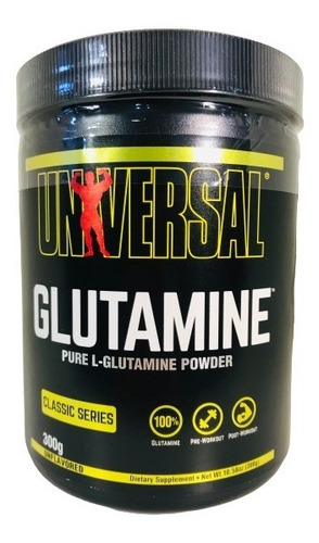L-glutamine Powder 300 Gr Universal Aminoácidos Recuperador 