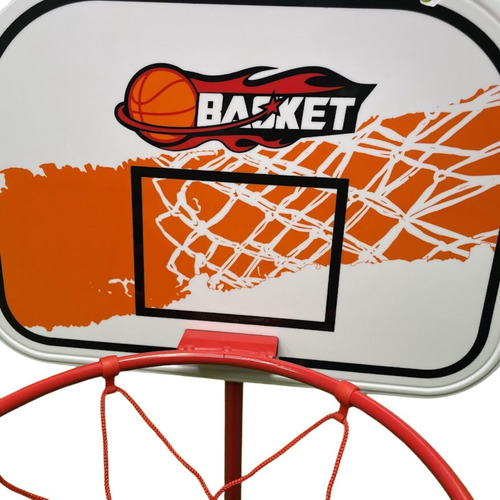 Cesta De Basquete Infantil Tabela Bola E Bomba Inflável Ar