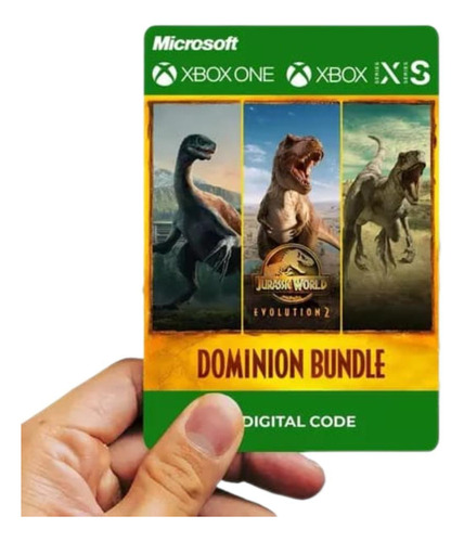 Conjunto Jurassic World E  2: Domínio Xbox One - Xls Code 25