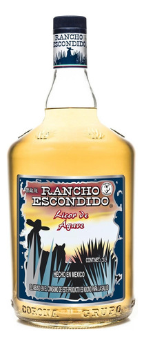 Caja De 4 Destilado De Agave Rancho Escondido 3 L