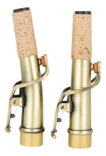 2 Piezas De Boquilla Y Cuello De Saxofón Soprano,