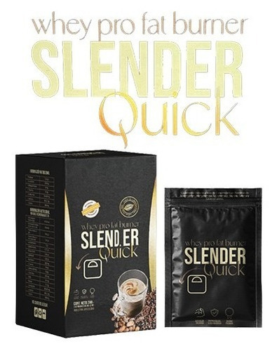 Suplemento en polvo Slender Quick suplemento Dietario en caja de 200g 10 un