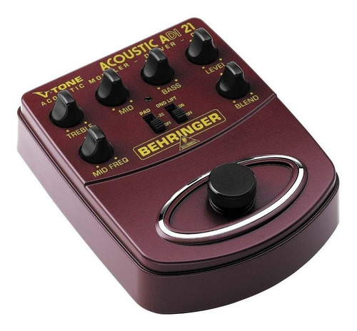 Imagem 2 de 5 de Pedal P/violão Adi21 V-tone Acoustic - Behringer +nf